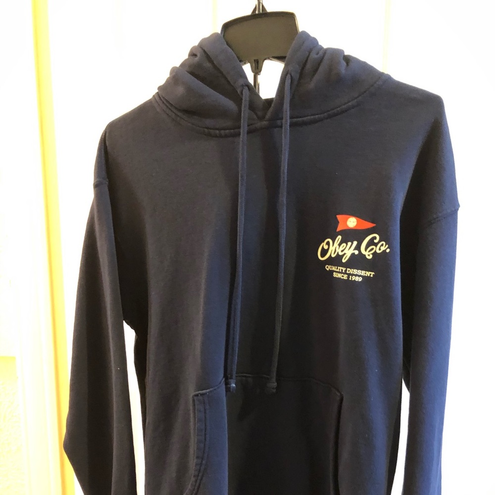 Obey navy hoodie